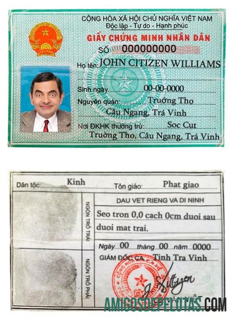 Vietnam ID amostra